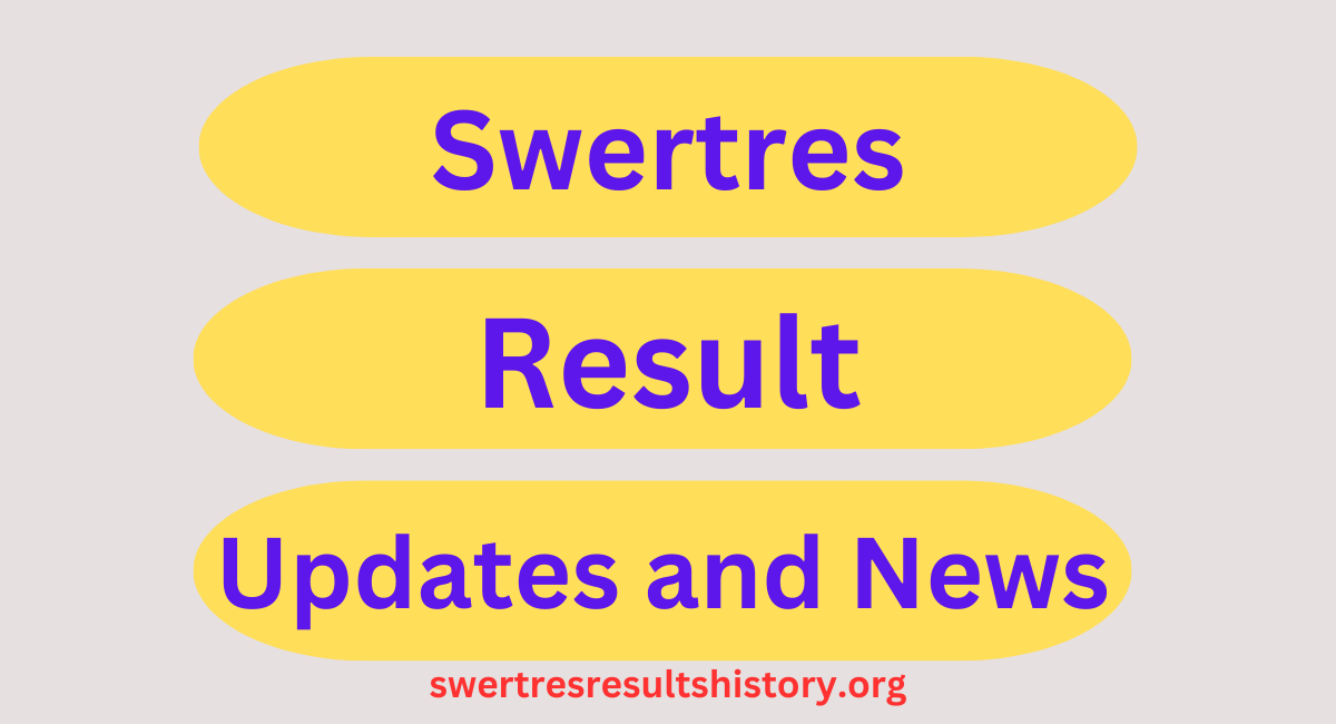 Swertres Result Updates and News
